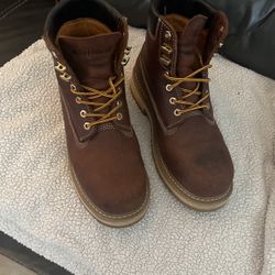 Men’s 9.5 Diehard Leather Steel toe Boots 