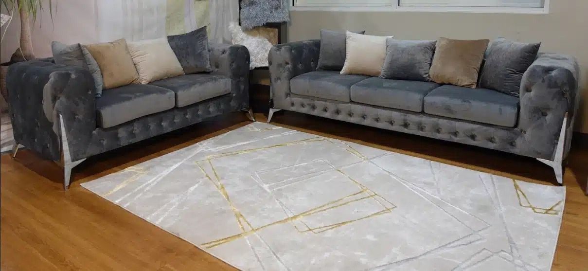 New Sofa And Loveseat 2 PCs Grey Or Black