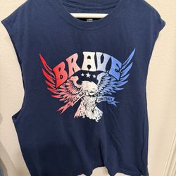 Celebrate Patriotic Eagle Men’s Sleeveless Size 2XL 