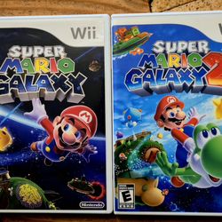 Wii Super Mario Galaxy & Super Mario Galaxy 2. Check My Listings For More Games 