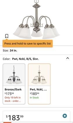 Brushed Nickel Chandelier