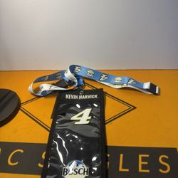 Kevin Harvick #4 Lanyard with Detachable Buckle - with  Busch 4Credential Holder