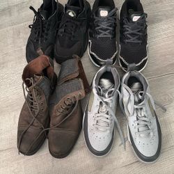 Four Pair Of Men’s Shoes Nike Adidas 