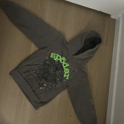 Spider Hoodie Grey 