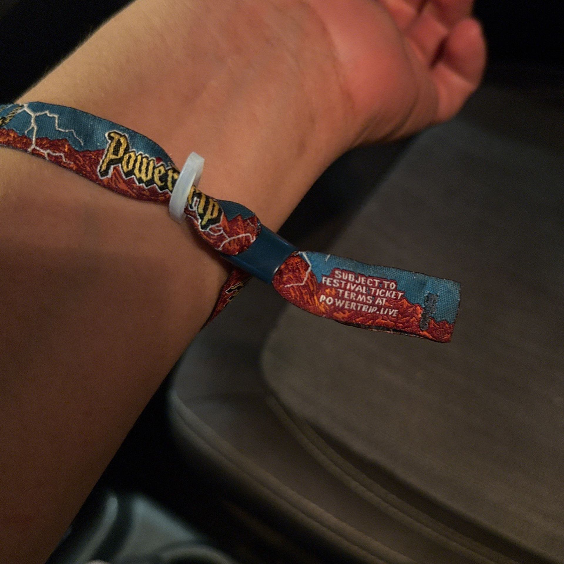 Power trip Wristband