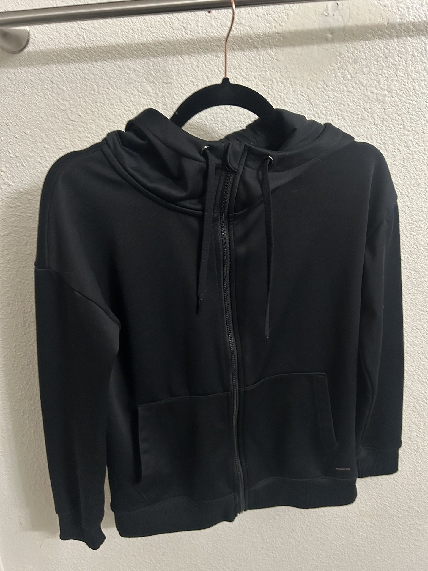 Black Zip-up Hoodie - Women’s XS