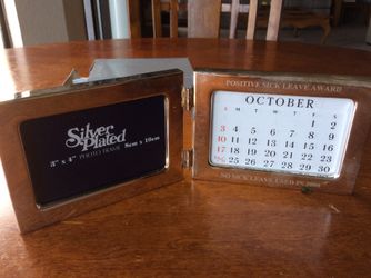 A picture frame desk, brand new.