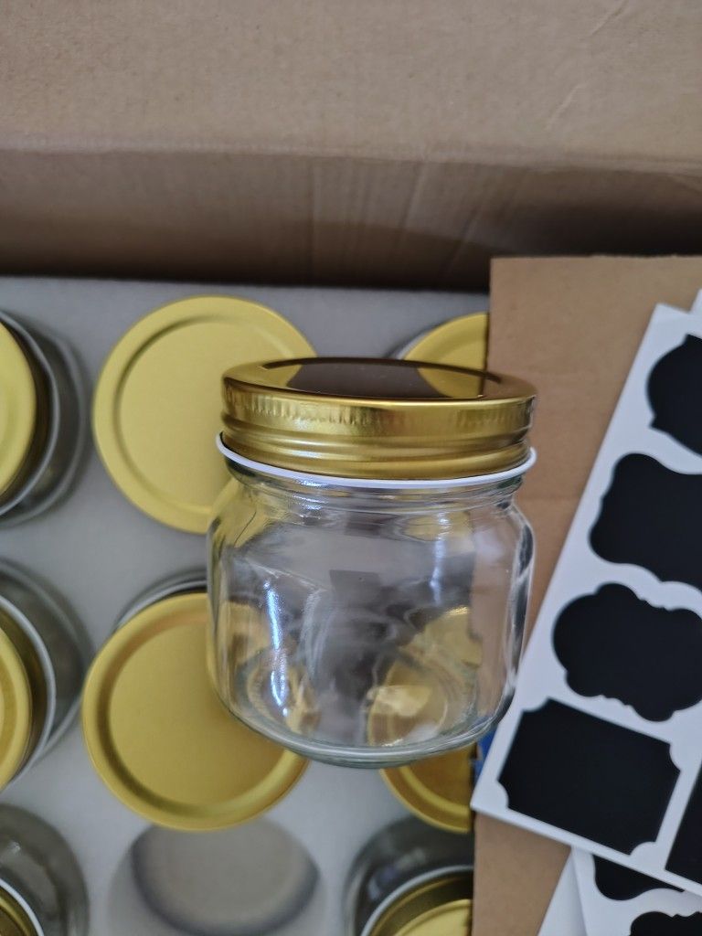 30 New Glass Jars