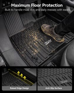Toyota Sienna 2021-2026 Front Row Mats - Rubber