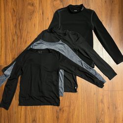 Thermal Kids Winter Under Armor Shirts Lot Of 4 Size 12