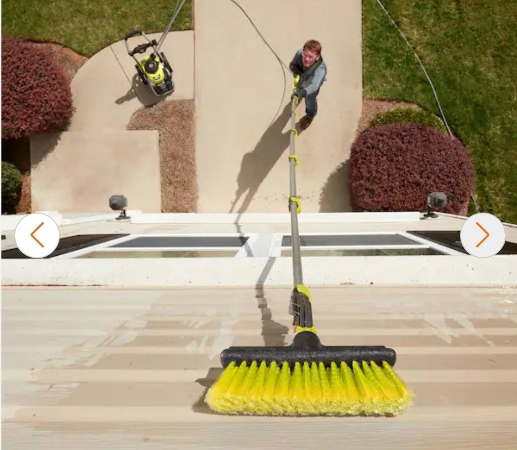 Ryobi 18' Extension Telescoping Pressure Washer Pole, Brush Included, New, Financing Available 