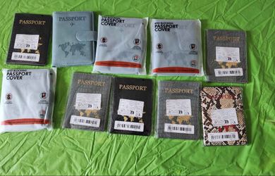RFID Blocking Passport Covers Mixed Lot of 10