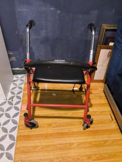 Drive 2-wheel walker with seat