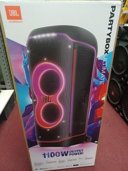 Big savings.  Jbl partybox ultimate.  1100 watts . Great bass and range.  Brand new sealed.  Financing available