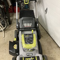 Ryobi 40v HP Brushless Cross Cut 21” Lawn Push Mower