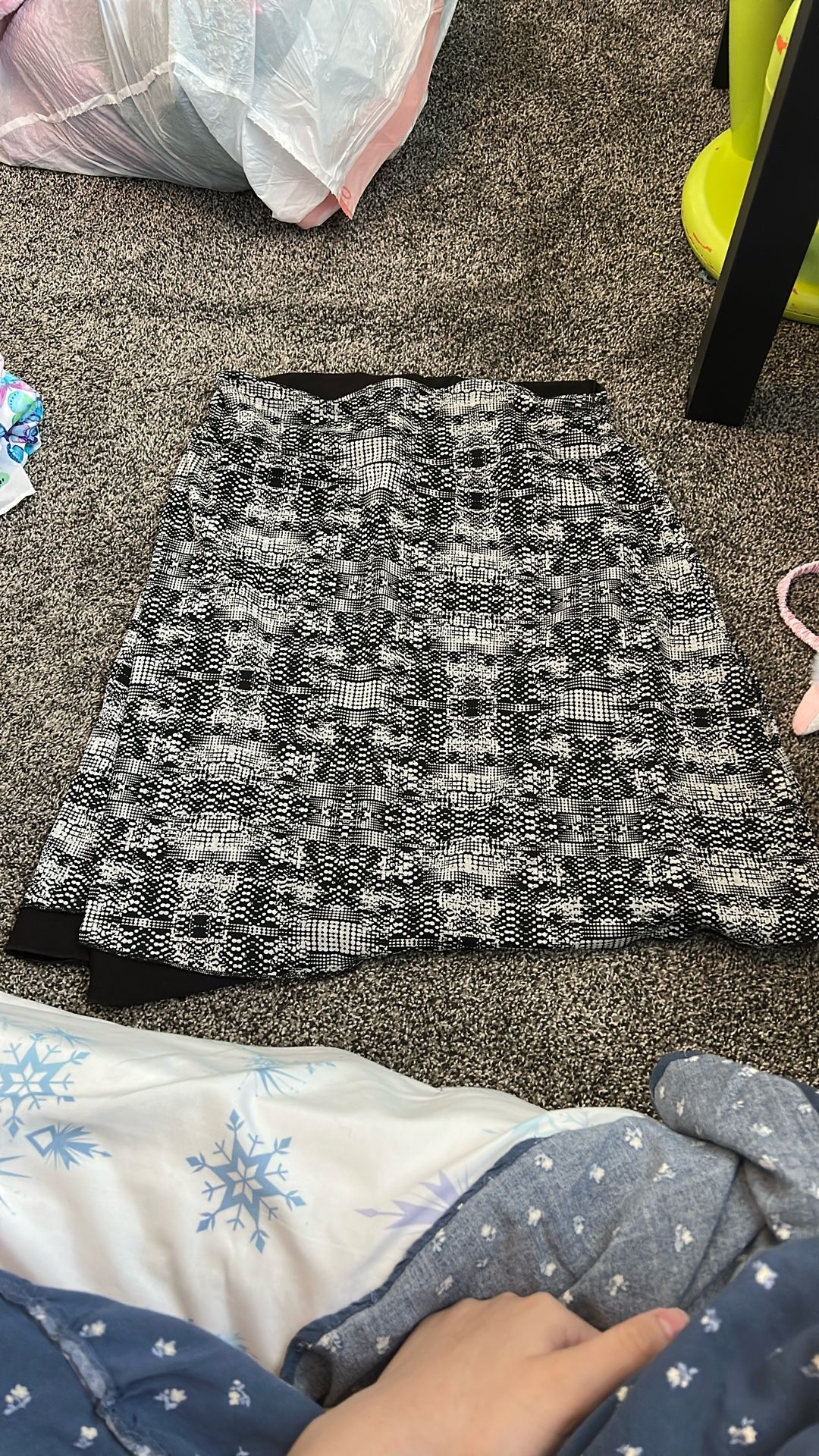 Black Reversible Skirt