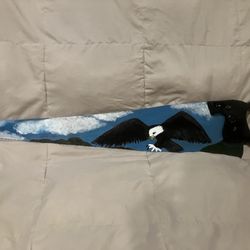 Vintage Painted Saw