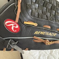 Rawlings Leather Baseball Glove 