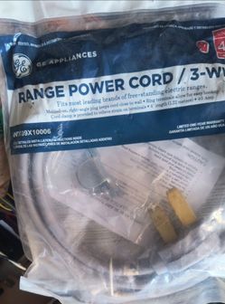 GE Appliances 3-Wire Range Power Cord 40 Amp