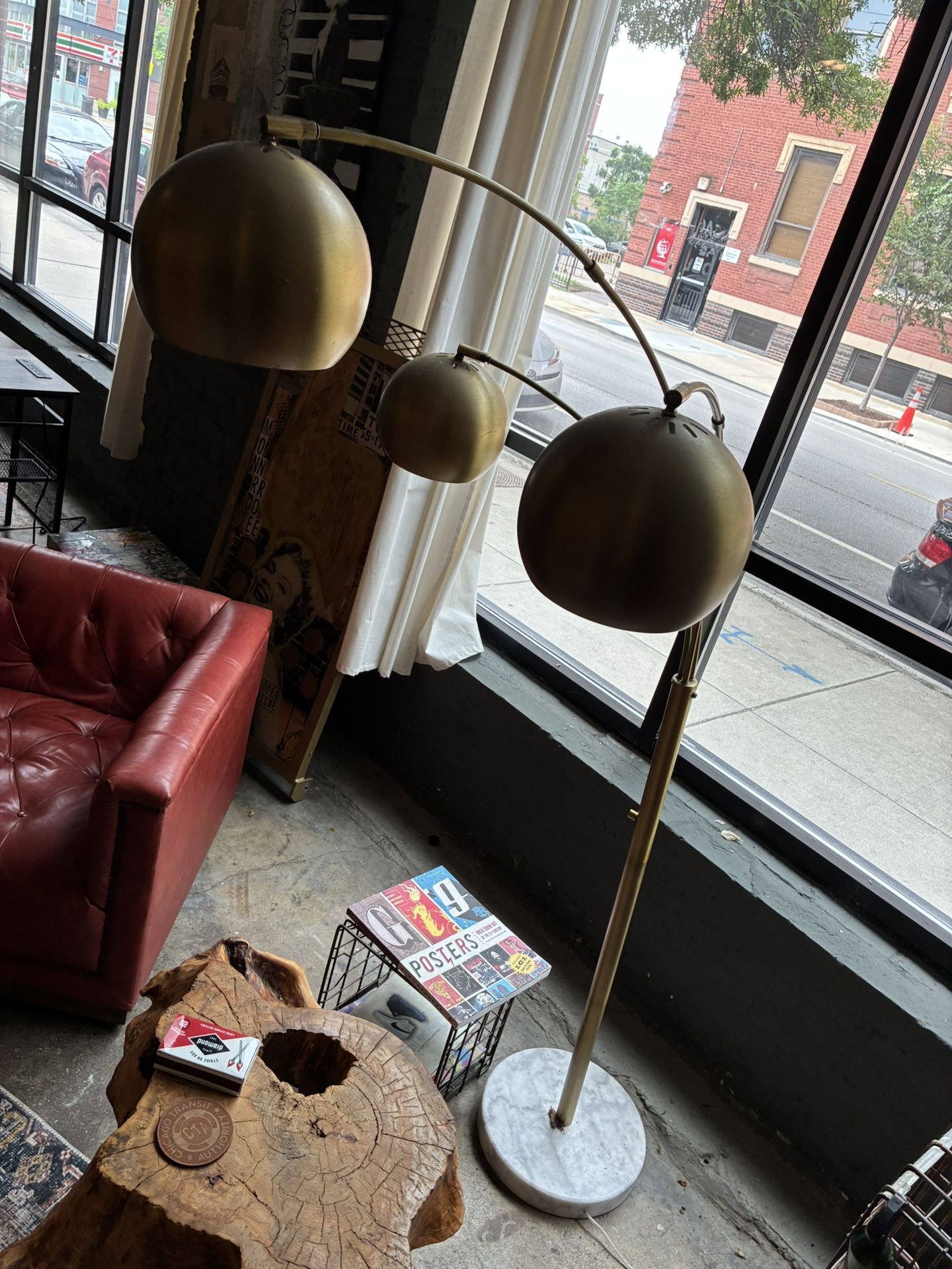 3 Prong Vintage Style Lamp