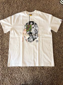 Men's White BAPE Marilynn Monroe T-Shirt