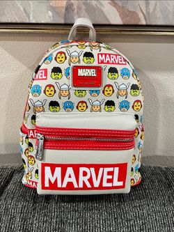 Loungefly Disney Marvel The Avengers Character Faces Mini Backpack