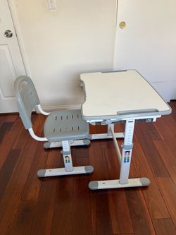 Kids Adjustable Ergonomic Study Desk and Chair Set