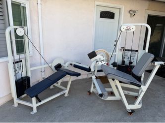 Cybex Leg Extension & Leg Curl machines