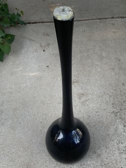 Tall Glass Floor Vase 3feet Tall