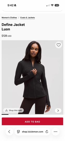 New lulu lemon jacket