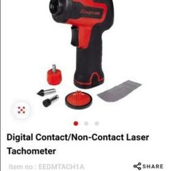 SNAP-ON  DIGITAL  CONTACT / CONTACTLESS LASER TACHOMETER KIT $199$ OBO
