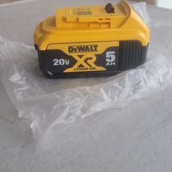 Dewalt 20V XR 5.0 Ah Battery!!!