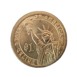 2011-D Position A Rutherford B. Hayes Dollar Coin Reverse OFF CENTER Error