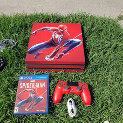 Spider Man Game with New controller as well New 2020 PS4 Pro 1,000GB 1TB all work 100% $280! Firm.
