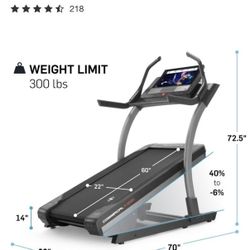 Nordictrack commercial X22i electric treadmill