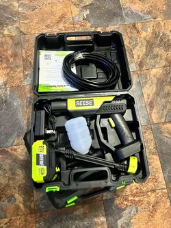 SEESE 21V Cordless Pressure Washer with Case
