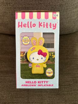 Hello Kitty Easter Bunny Inflatable