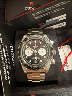 Tudor black bay chrono reverse panda