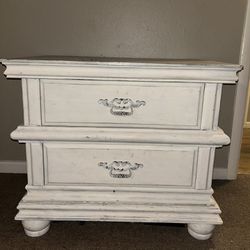 White Dresser 2 Drawer