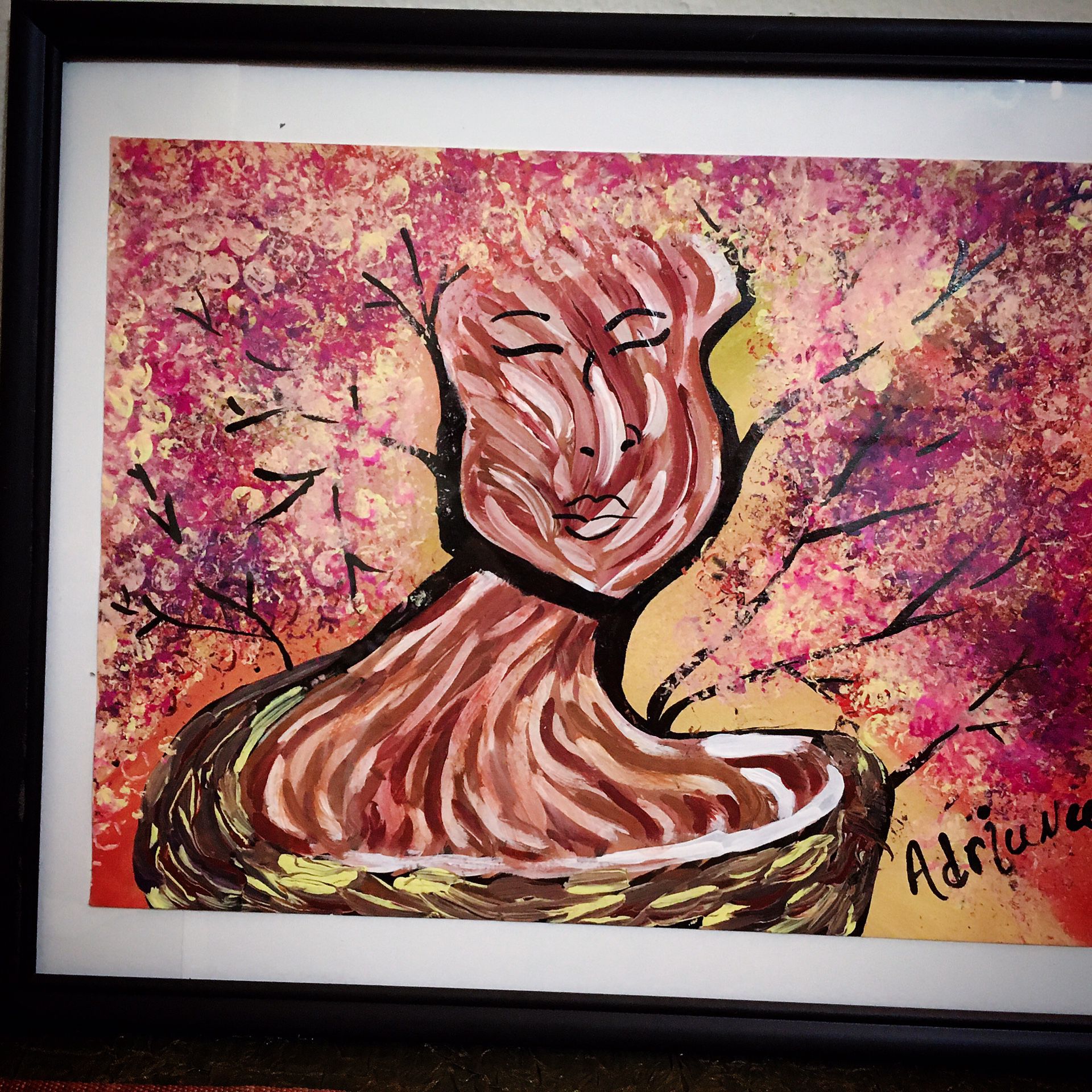 Hand made “Tree Woman” Painting
