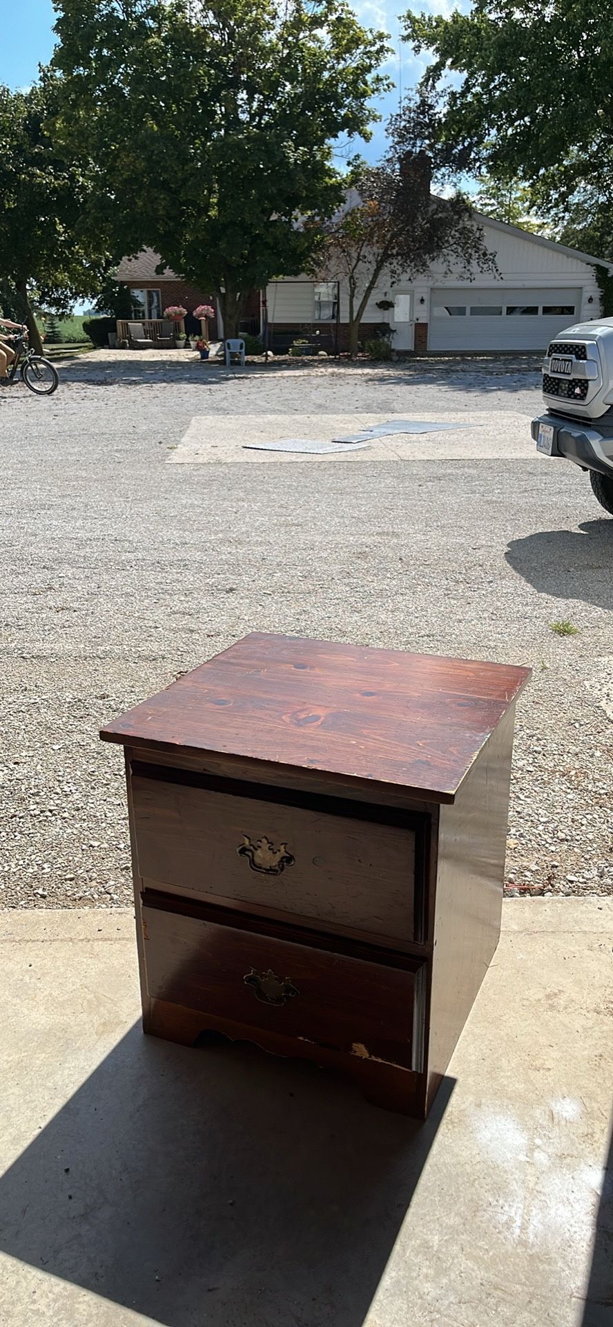 2 Drawer Vintage Dresser