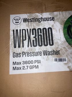 Gas pressure washer