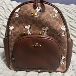 New Authentic Coach X Peanuts Snoopy Woodstock Court Backpack CBM25 - Sold Out Everywhere