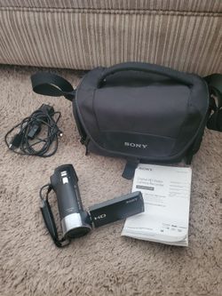 Sony HDR-CX440 Handycam Camcorder Video Camera 1080p HD With Sony Bag - Tested