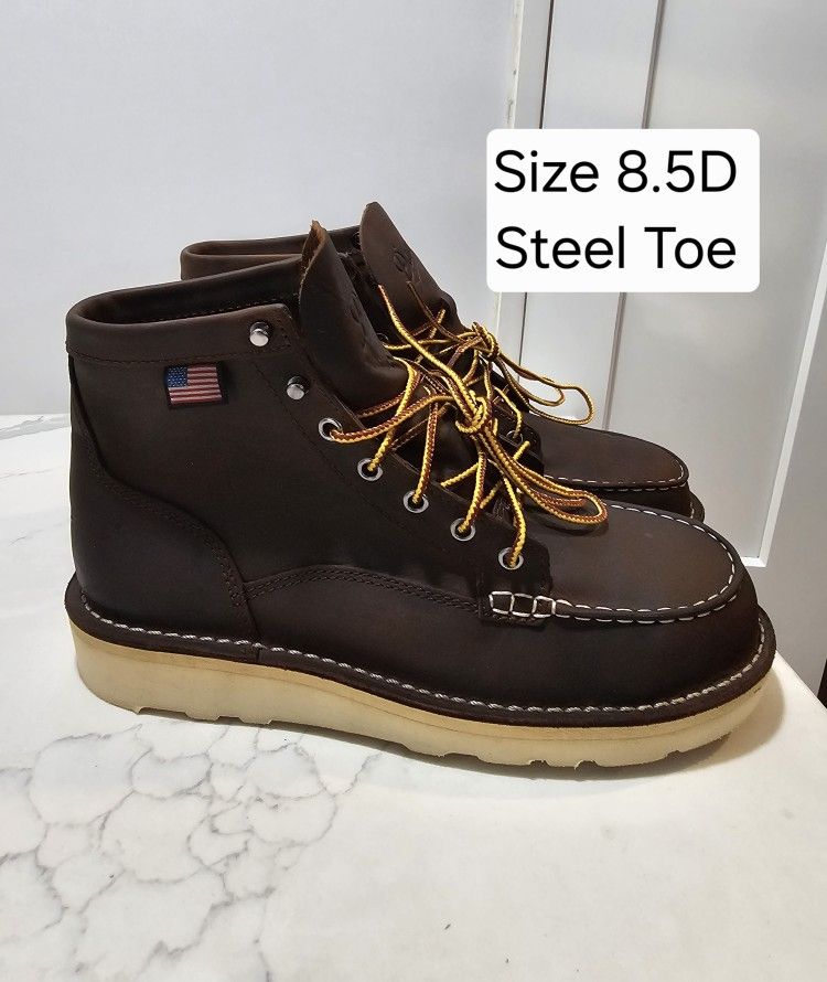Danner Steel Toe Work Boots Size 8.5 