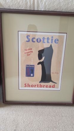 Scottie Shortbread  by Ken Bailey framed