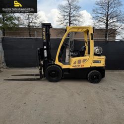 2008 Hyster H60FT 3-Stage Pneumatic LPG Forklift 6,000 Lbs GM 4.3 -10,786 Hours