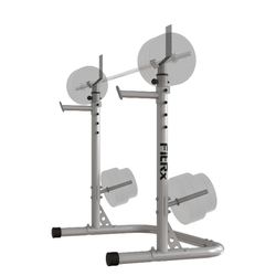 Squat Rack, Adjustable Universal Squat Rack for Home Gym, Bench Press Weight Rack, 390lbs. Weight Limit 