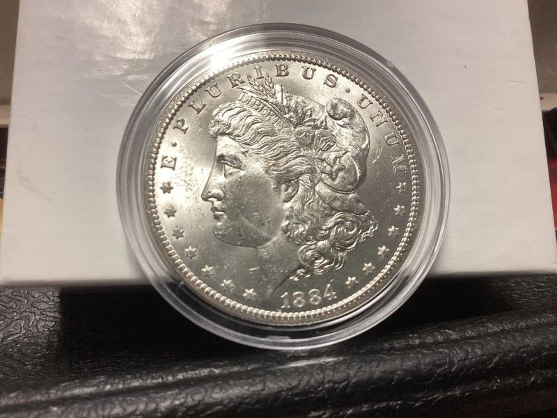1884 CC BU GEM MORGAN SILVER DOLLAR UNC FROSTY