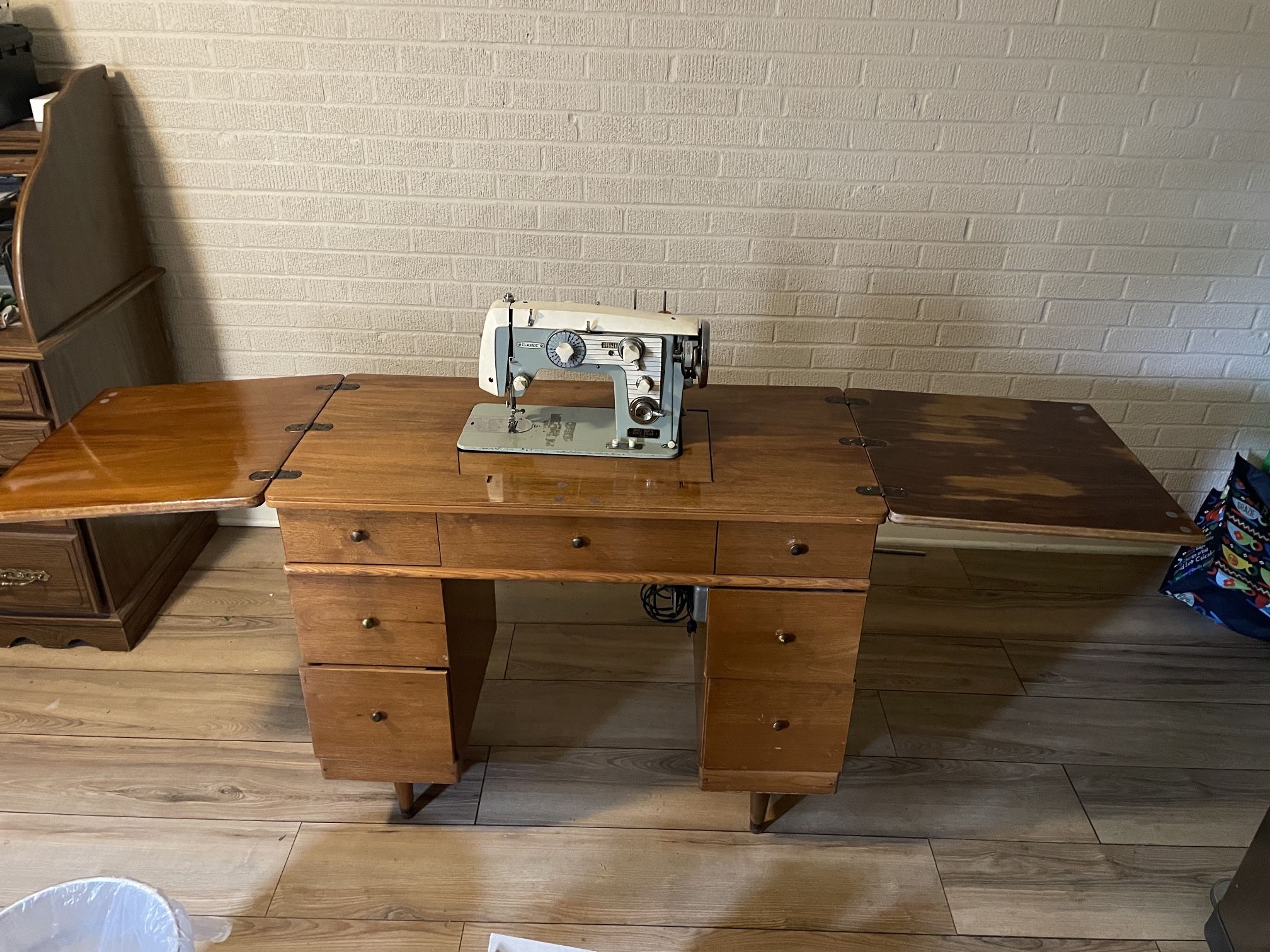 Antique Sewing Desk